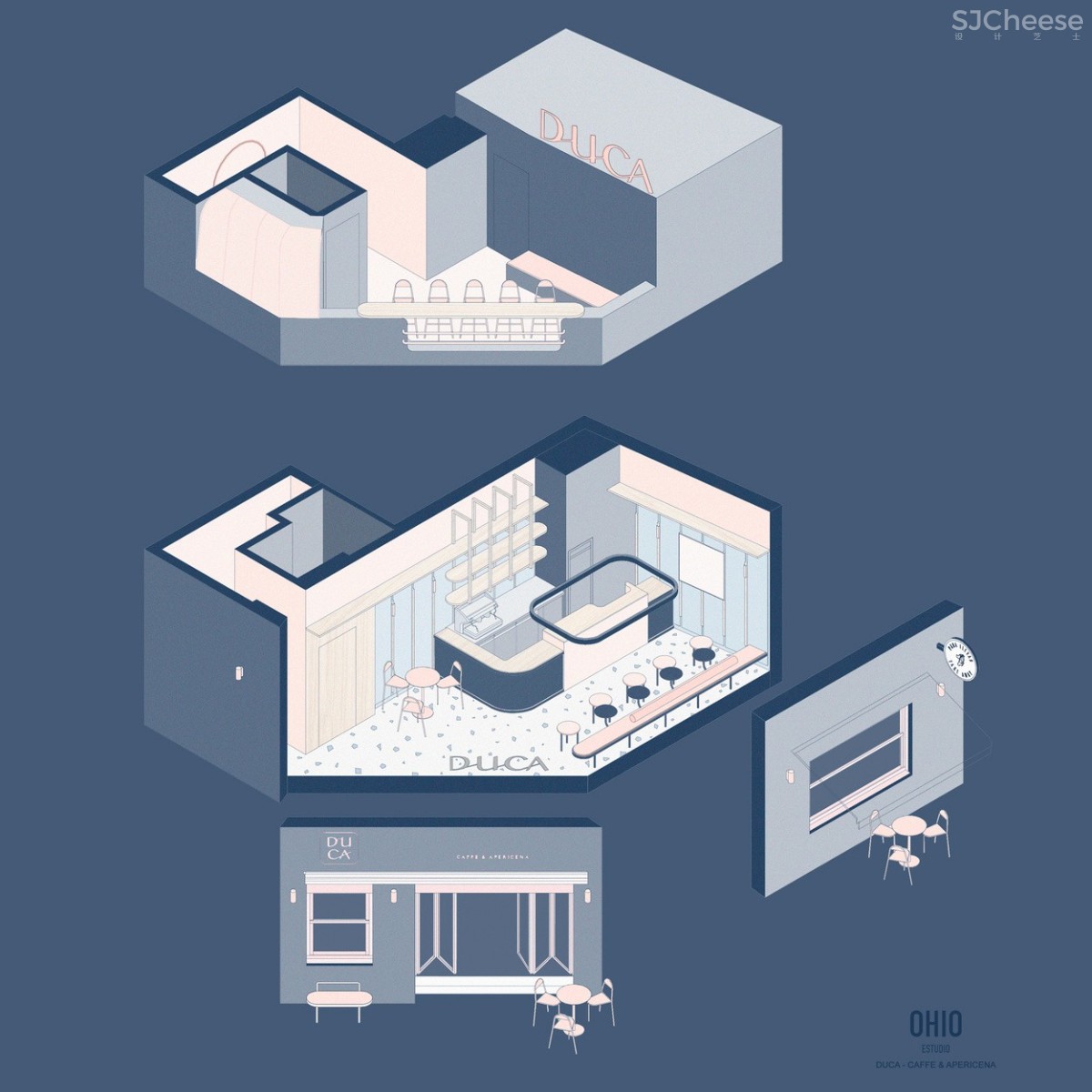 首发 | OHIO.Estudio设计,DUCA CAFFE & APERICENA咖啡小食店
