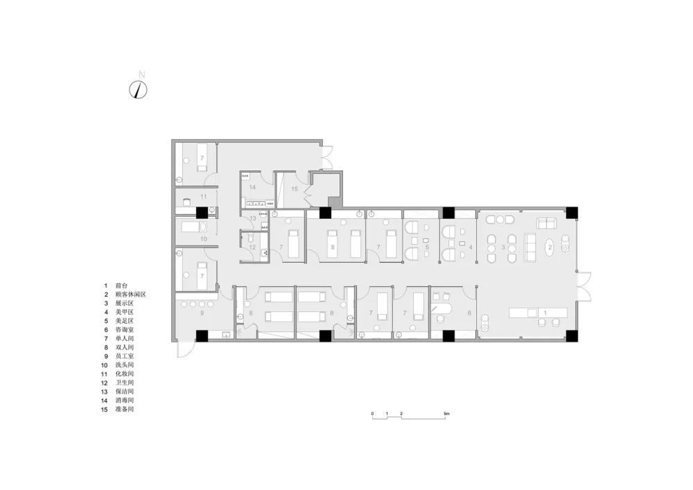 新作 | 槃达建筑:水仙之美美容北京连锁店