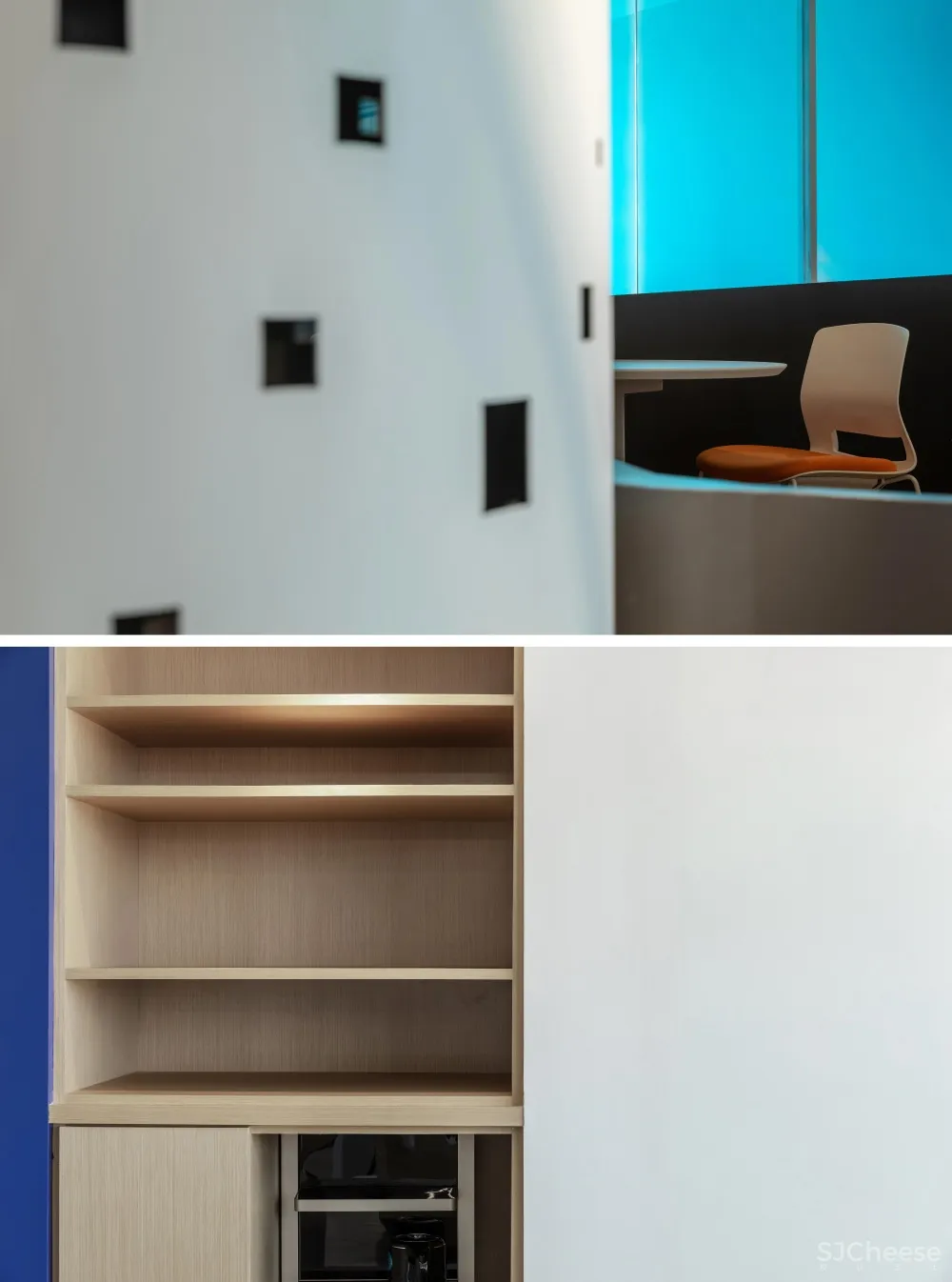 成都向上空间设计 | 办公空间<蓝•白>