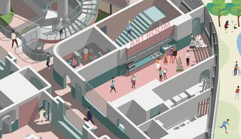 首发 | 立木将幼儿园搬入海边“邮轮”