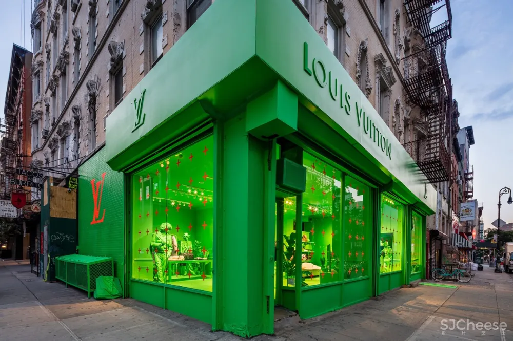 首发 | LV店铺,霓虹绿快闪店与多佛街市场内银座专卖店FW19