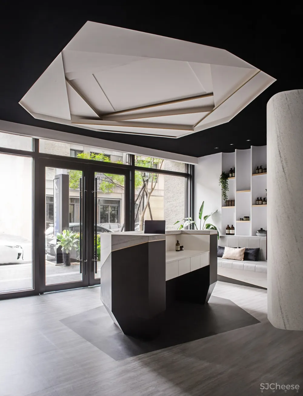 慕白 .理发屋商业室内空间/台湾漢玥室內設計