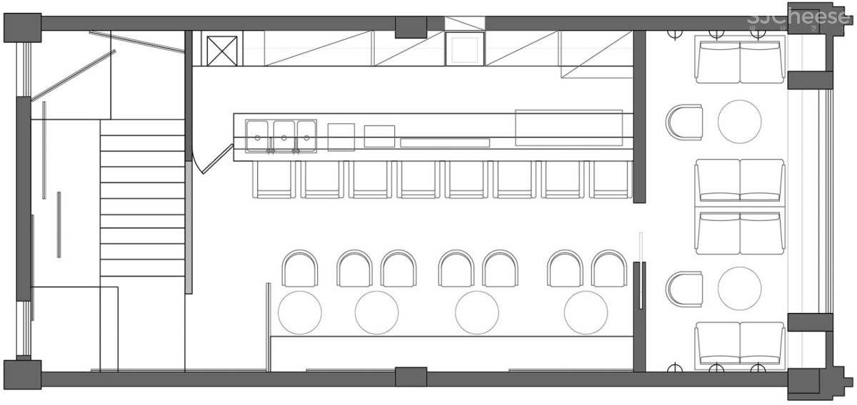 新作 | 南京缐状建筑设计研究室:杭州 噪音银行酒吧