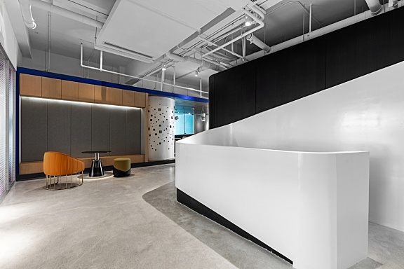 成都向上空间设计 | 办公空间<蓝•白>