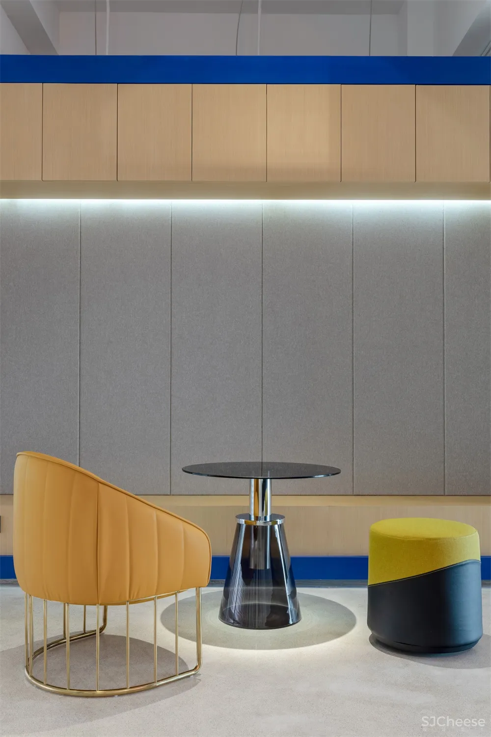 成都向上空间设计 | 办公空间<蓝•白>