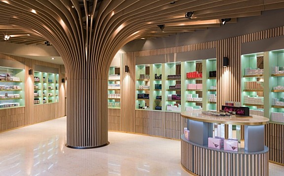 Telli Bio精品店,Arrow architects设计