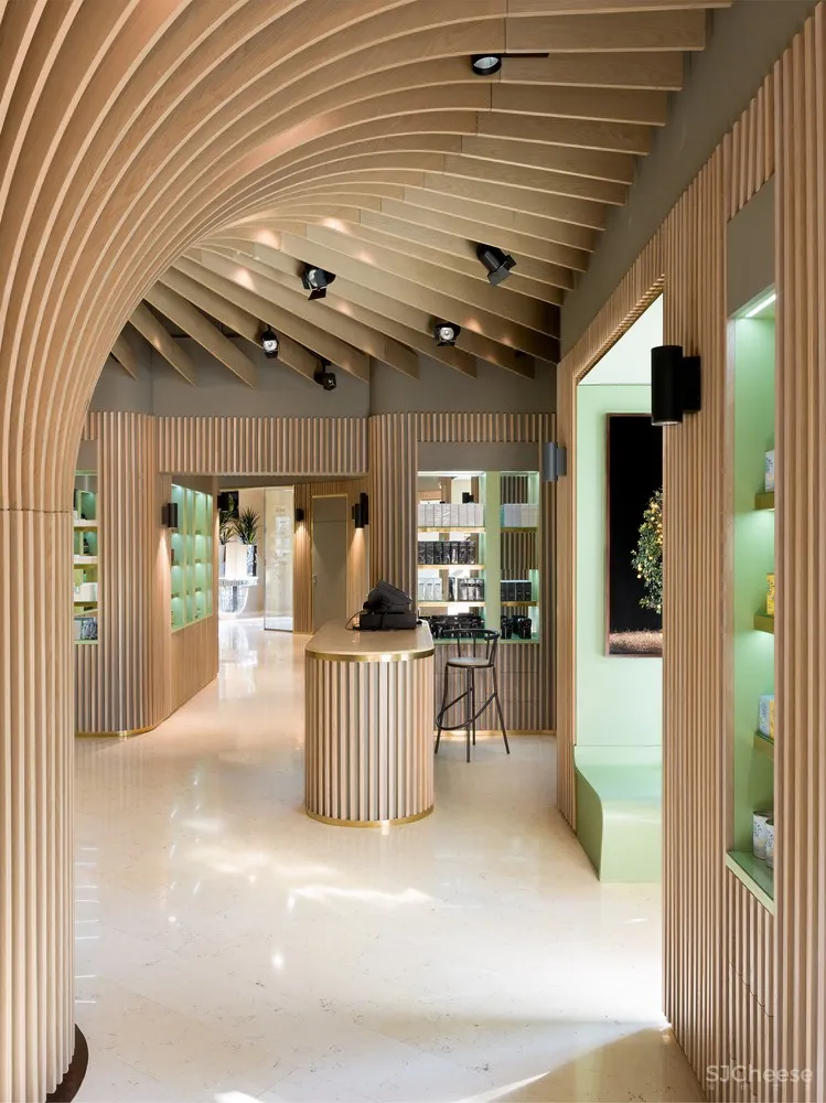 Telli Bio精品店,Arrow architects设计
