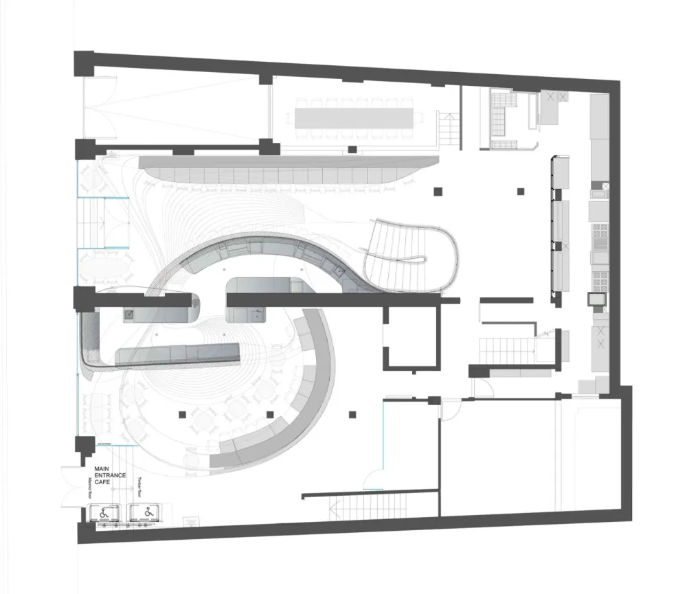 Enter Projects设计,LOT 1 咖啡, 酒吧和餐厅