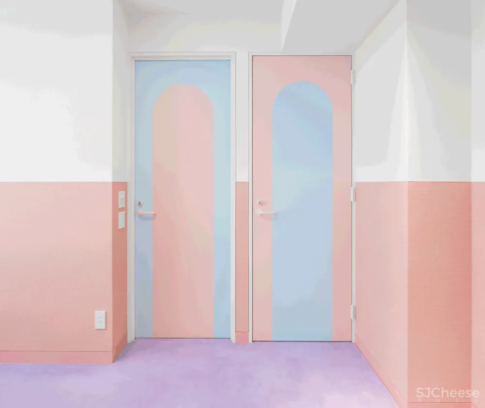 首发 | Adam Nathaniel Furman,在这间日本公寓里,色彩斑斓的粉彩随处可见