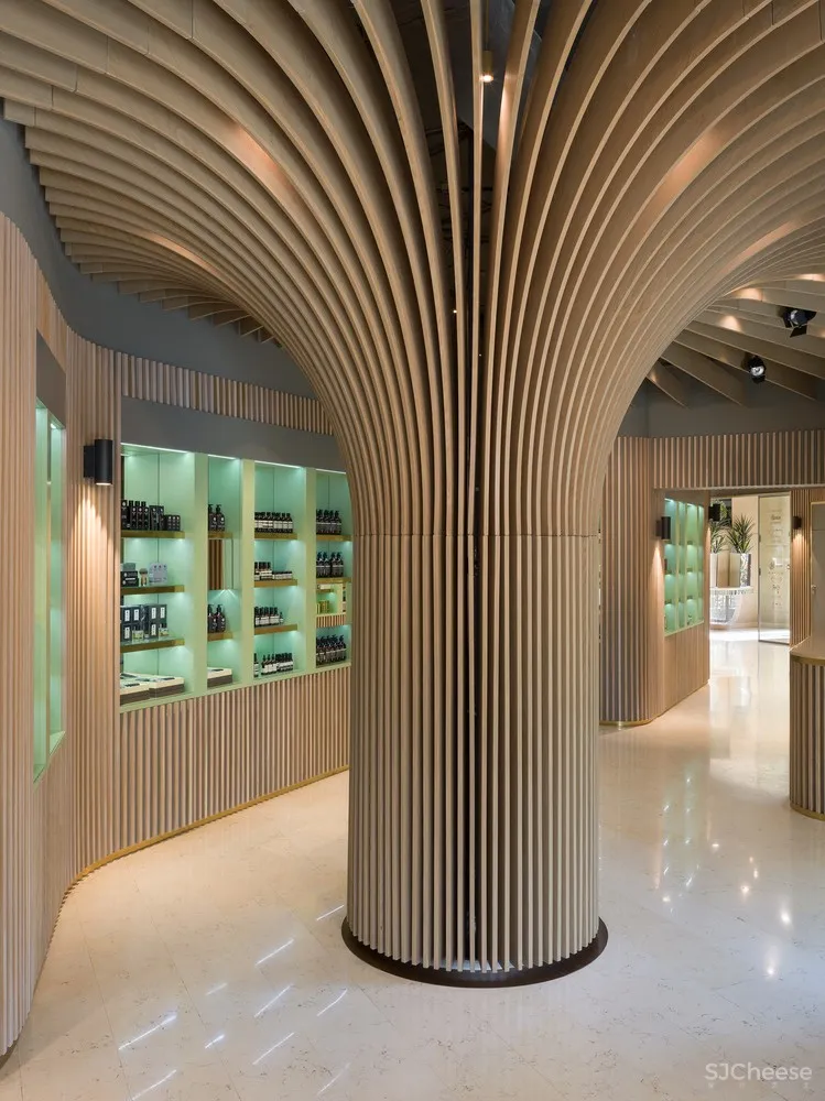 Telli Bio精品店,Arrow architects设计