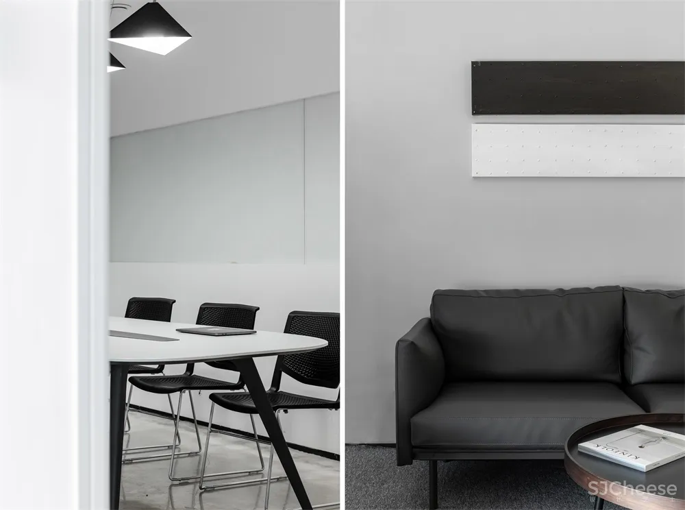 成都向上空间设计 | 办公空间<蓝•白>