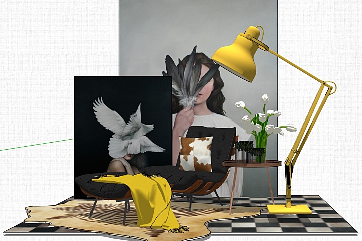 北欧现代常用家具合集椅子茶几边几沙发餐桌柜子丨175套 SKP格式丨979M