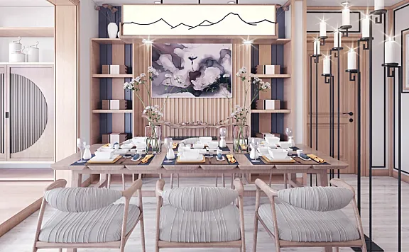 中式新中式室内家装设计高清实景参考图片丨170套合集 4000张JPG丨4.48G