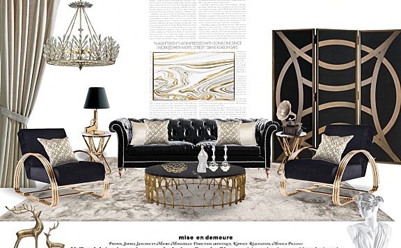 轻奢风格软装家具搭配方案成套资料丨62套方案排版报价清单合集+363个白底PNG素材丨652M