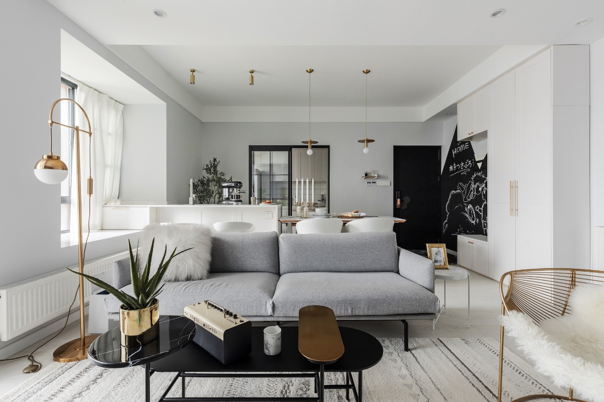 混搭风格高清实景效果室内设计案例参考图片丨103套合集 2300张JPG丨1.3G