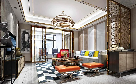住宅客厅吊顶参考图实景照片效果图合集-732张-2.62G