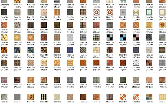 SU草图大师专用贴图库丨37大类 2778个 skm格式sketchup可直接使用材质丨372M