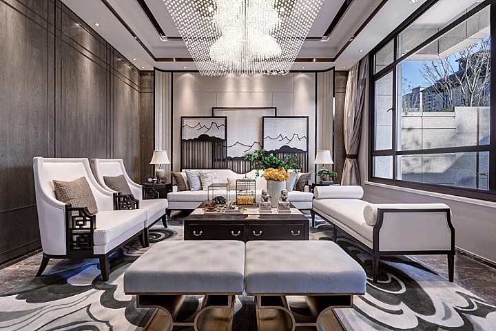 9大常见风格住宅客厅空间高清实景参考图丨2500张丨3.09G