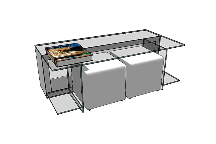 110款茶几SU草图大师模型-室内设计常用茶几家具sketchup模型合集-91.4M