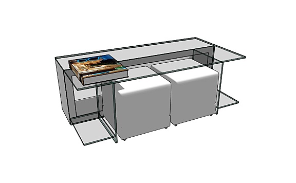 110款茶几SU草图大师模型-室内设计常用茶几家具sketchup模型合集-91.4M