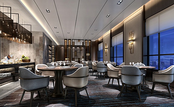 CCD&万达设计院-哈尔滨诺富特酒店 效果图+公区客房行政酒廊施工图 3.4G