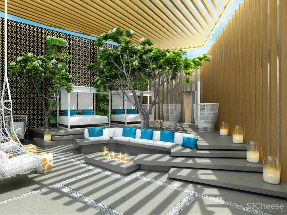 上海外滩W酒店全套资料-设计方案效果图CAD扩初施工图物料清单实景照片 1.8G