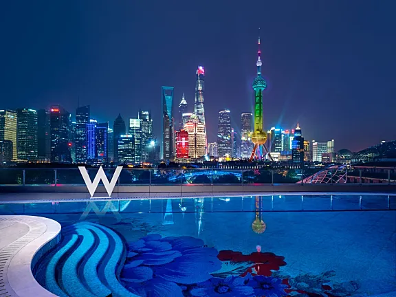 上海外滩W酒店全套资料-设计方案效果图CAD扩初施工图物料清单实景照片 1.8G