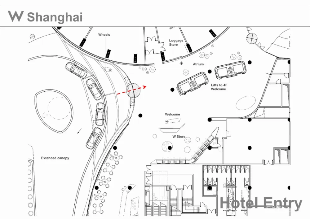 上海外滩W酒店全套资料-设计方案效果图CAD扩初施工图物料清单实景照片 1.8G