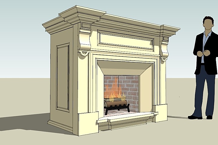 壁炉SU模型合集-27个室内设计常用sketchup草图大师模型及对应JPG预览图-43.7M