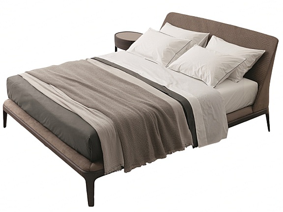 单品家具白底PNG图片现代简约轻奢风格双人床软装素材-570张-262M