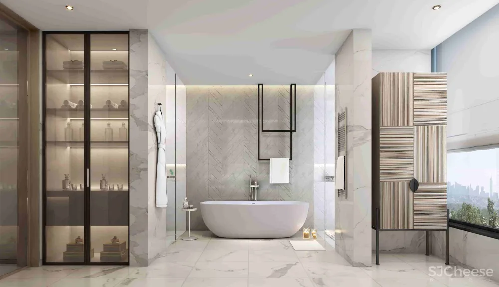 本朴设计-无锡江阴1000㎡精工豪邸丨概念&深化方案+效果图+施工图+物料+机电丨1.5G