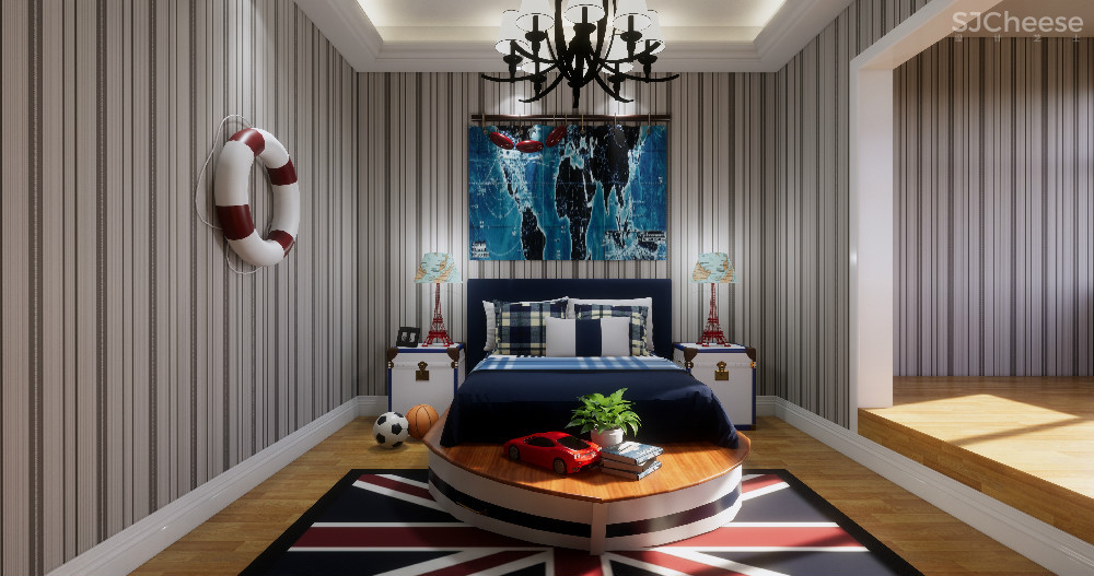 儿童房SU模型-家装儿童小孩房草图大师sketchup模型合集-20个-SKP格式-1.14G