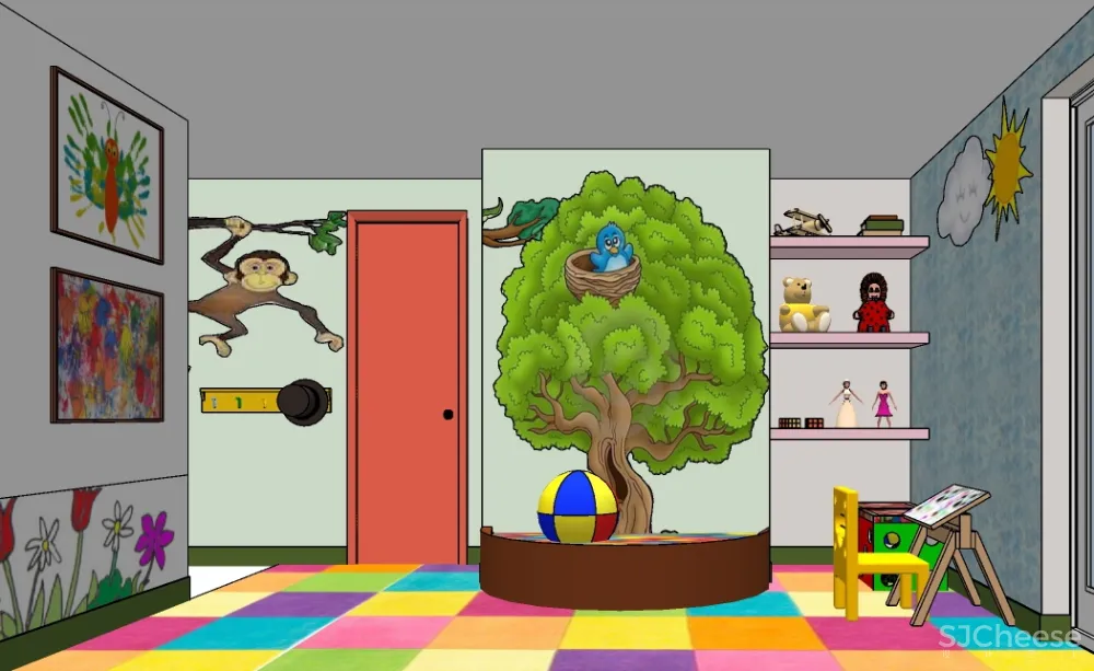 儿童房SU模型-家装儿童小孩房草图大师sketchup模型合集-20个-SKP格式-1.14G