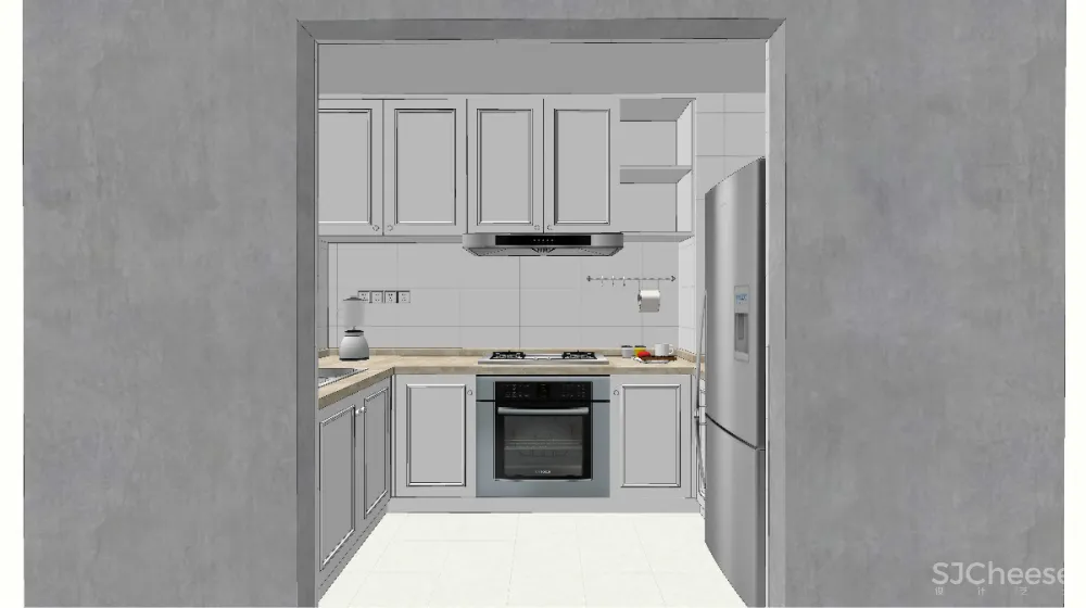 厨房SU模型-家装室内设计厨房橱柜草图大师sketchup模型合集-SKP格式-26个-1.92G