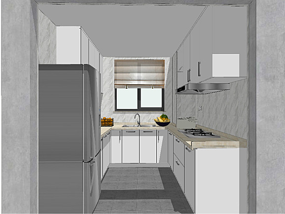 厨房SU模型-家装室内设计厨房橱柜草图大师sketchup模型合集-SKP格式-26个-1.92G