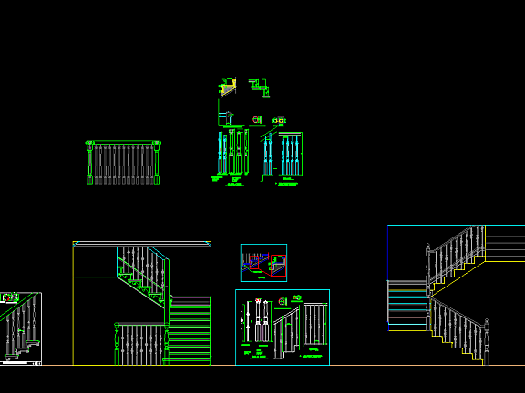 CAD图库-美式风格丨家装工装平、立图块丨家具CAD图库+立面背景墙丨DWG格式-19.7M