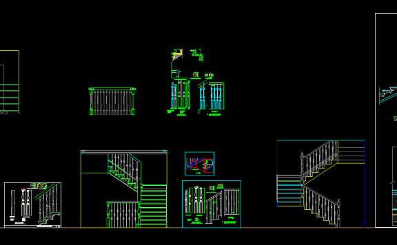 CAD图库-美式风格丨家装工装平、立图块丨家具CAD图库+立面背景墙丨DWG格式-19.7M