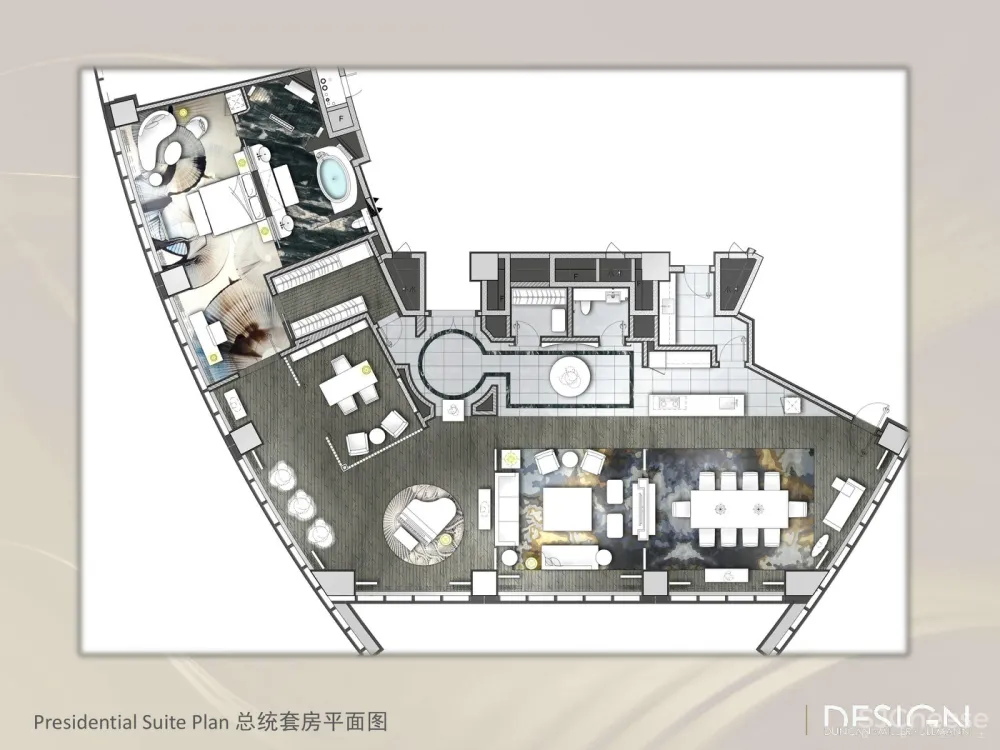 酒店平面布置方案合集-大堂餐吧客房总统套房酒店平面设计布局方案参考图-309张-783M