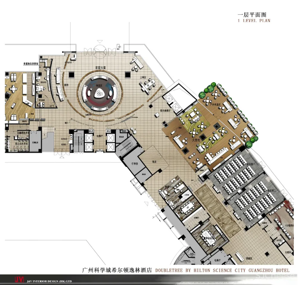 酒店平面布置方案合集-大堂餐吧客房总统套房酒店平面设计布局方案参考图-309张-783M