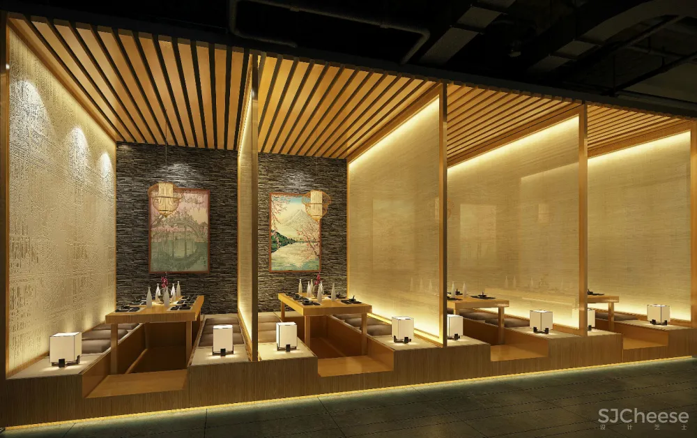日式餐厅实景合集-工装餐饮空间日式风格餐厅饭店参考图-52套1000张-1.61G