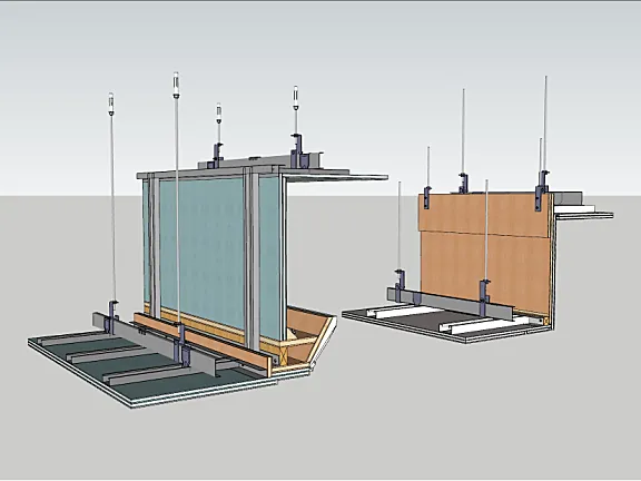 收口工艺节点合集-装饰工程常用基层做法-SU模型+CAD节点+基层厚度测算表83.7M