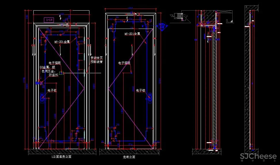 收口工艺节点合集-装饰工程常用基层做法-SU模型+CAD节点+基层厚度测算表83.7M