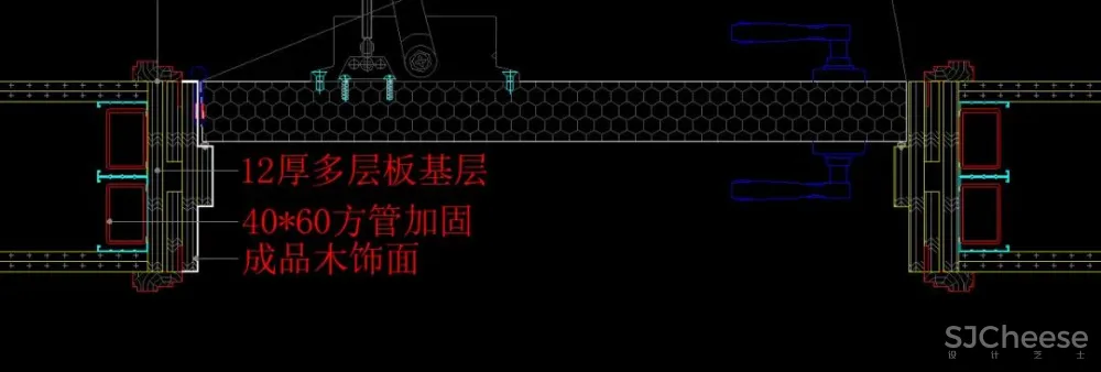 收口工艺节点合集-装饰工程常用基层做法-SU模型+CAD节点+基层厚度测算表83.7M