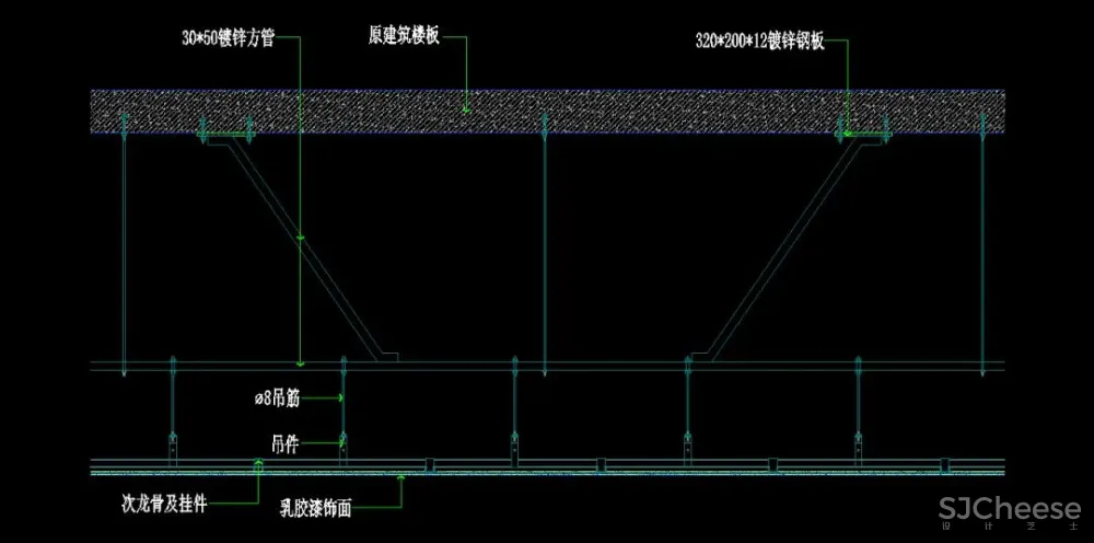收口工艺节点合集-装饰工程常用基层做法-SU模型+CAD节点+基层厚度测算表83.7M