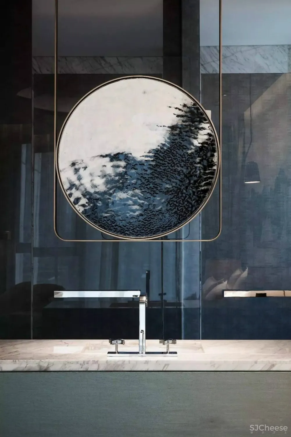 北京集美组 梁建国-郑州建业天筑6#A户型超大平层样板间丨603㎡丨施工图CAD+官方摄影丨152M