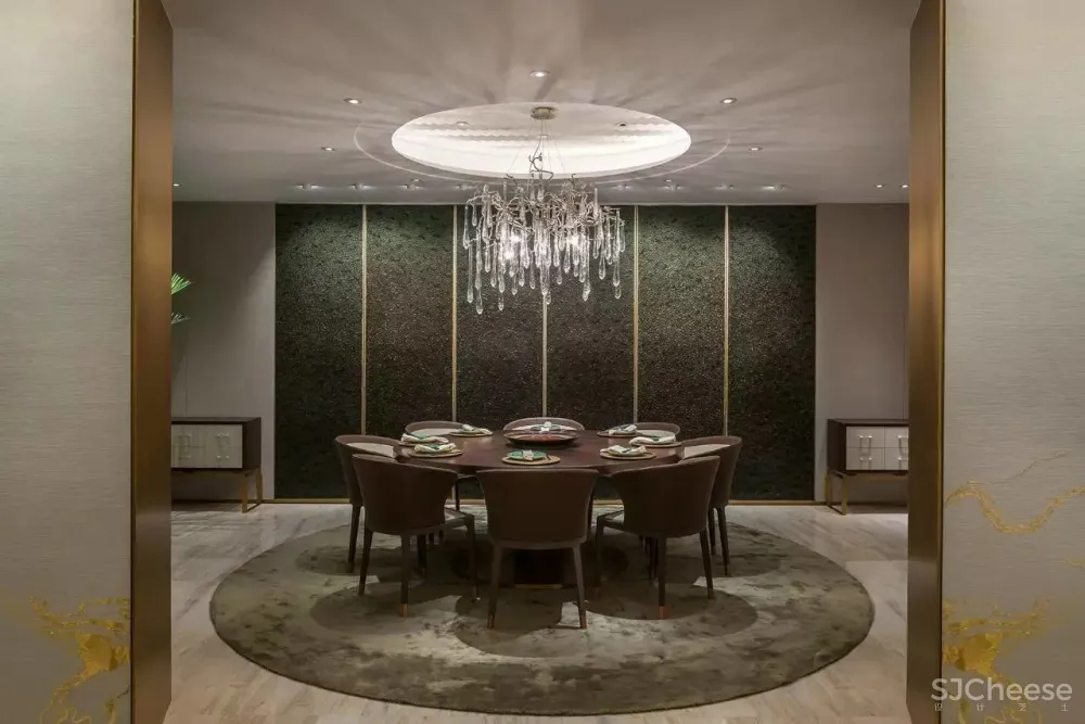 北京集美组 梁建国-郑州建业天筑6#A户型超大平层样板间丨603㎡丨施工图CAD+官方摄影丨152M