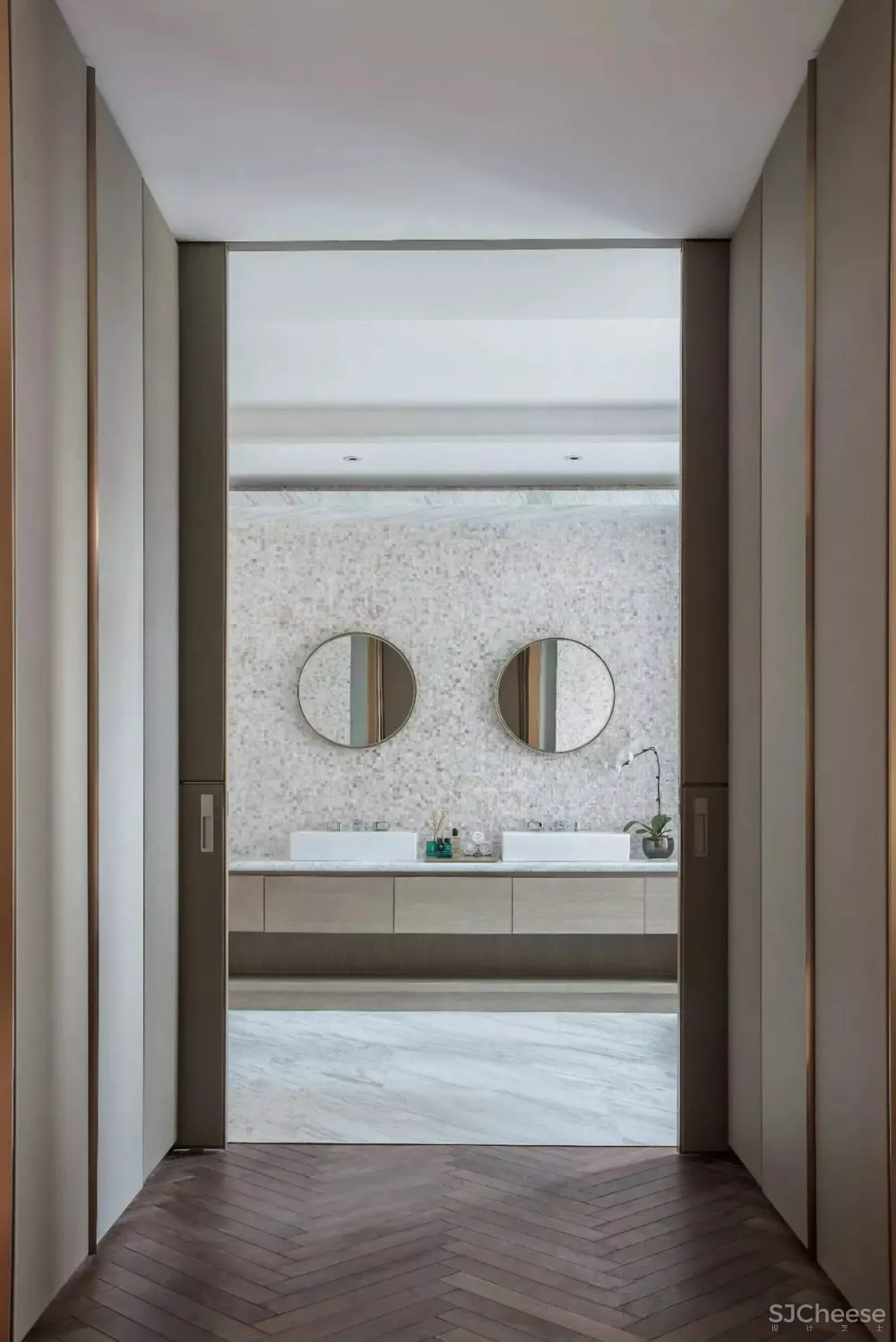 北京集美组 梁建国-郑州建业天筑6#A户型超大平层样板间丨603㎡丨施工图CAD+官方摄影丨152M