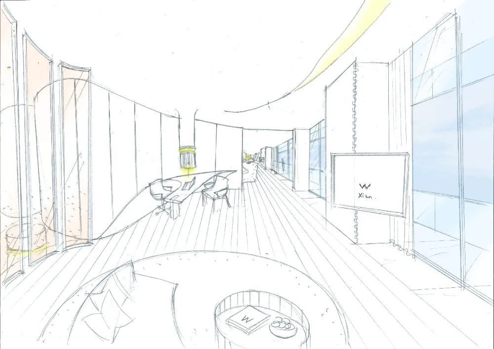 西安万众W酒店公区客房效果图+设计方案+设计手稿JPG+PDF-1.28G