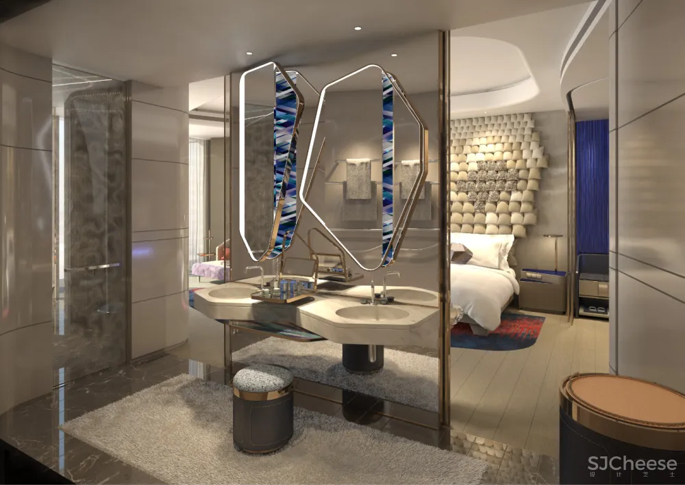 西安万众W酒店公区客房效果图+设计方案+设计手稿JPG+PDF-1.28G