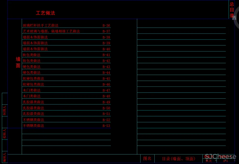 53个墙面CAD通用节点大样-石材木饰面墙砖墙纸硬包软包不锈钢玻璃墙面-1.48M
